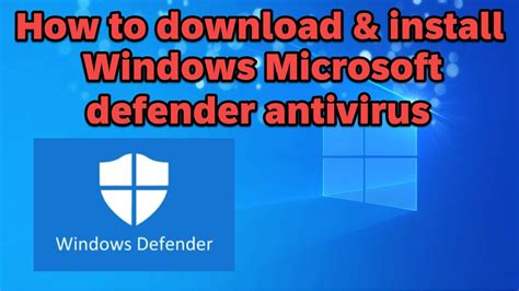 Windows Defender Prevents Installing McAfee .